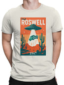 Roswell UFO 1947 Retro Poster Men's T-shirt