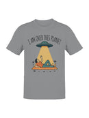 Alien Abduction: "I Am Over This Planet Men's T-shirt