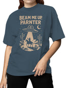 Beam Me Up, Parner UFO Cowboy Women's T-shirt