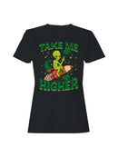 Alien Rocket Adventure Design Women's T-shirt