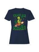 Alien Rocket Adventure Design Women's T-shirt