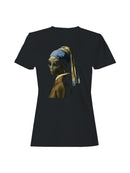 Alien with a Pearl Earring Art Women's T-shirt