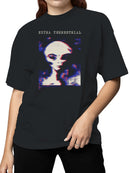 Extra-Terrestrial Alien Art Women's T-shirt