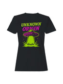 UFO Neon Art - Unknown Origin Women's T-shirt