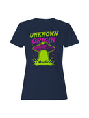UFO Neon Art - Unknown Origin Women's T-shirt
