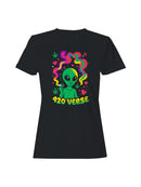 420 Verse Alien Art Design Women's T-shirt