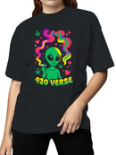 420 Verse Alien Art Design Women's T-shirt