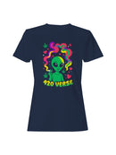 420 Verse Alien Art Design Women's T-shirt