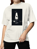 UFO Abduction: Cow in Spotlight Women's T-shirt