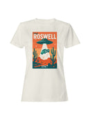 Roswell UFO 1947 Retro Poster Women's T-shirt