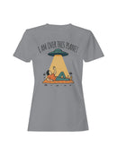 Alien Abduction: "I Am Over This Planet Women's T-shirt