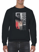 Brooklyn Bridge Misty Evening Men's Sweatshirt