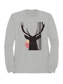 Sunrise Deer Silhouette Art Men's Sweatshirt