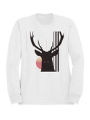 Sunrise Deer Silhouette Art Men's Sweatshirt