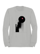 Cosmic Harmony with Pink Accents Men's Sweatshirt