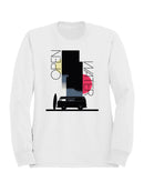 Retro Surf Van with Open Water Men's Sweatshirt