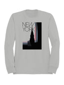 New York City Skyline Art Deco Men's Sweatshirt