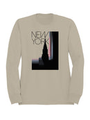 New York City Skyline Art Deco Men's Sweatshirt