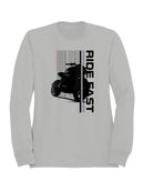 Futuristic Electric Motorcycle Design Men's Sweatshirt
