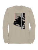 Futuristic Electric Motorcycle Design Men's Sweatshirt