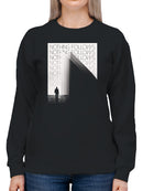 Nothing Follows Abstract Design Women's Sweatshirt