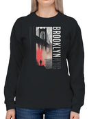Brooklyn Bridge Misty Evening Women's Sweatshirt