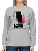 Retro Surf Van with Open Water Women's Sweatshirt