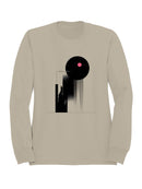 Cosmic Harmony with Pink Accents Women's Sweatshirt