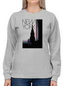 New York City Skyline Art Deco Women's Sweatshirt