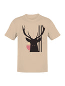Sunrise Deer Silhouette Art Men's T-shirt