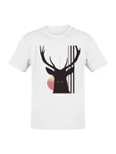 Sunrise Deer Silhouette Art Men's T-shirt