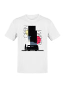 Retro Surf Van with Open Water Men's T-shirt