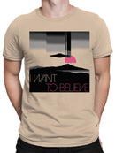 Retro UFO I Want To Believe Men's T-shirt