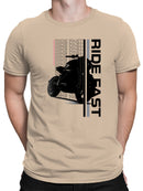 Futuristic Electric Motorcycle Design Men's T-shirt