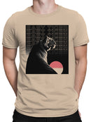 Lunar Sunset Easy Tiger Art Men's T-shirt