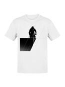 BMX Rider Geometric Silhouette Art Men's T-shirt
