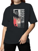 Brooklyn Bridge Misty Evening Women's T-shirt
