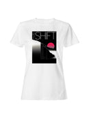 Neon Moonrise over Hills Women's T-shirt