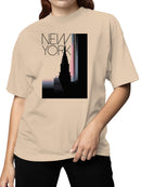 New York City Skyline Art Deco Women's T-shirt