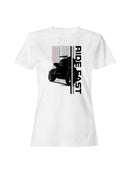 Futuristic Electric Motorcycle Design Women's T-shirt