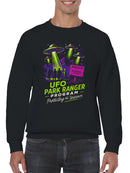 UFO Park Ranger Area 51 Program Men's Sweatshirt