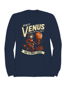 Visit Venus Adventure Poster Men's Sweatshirt