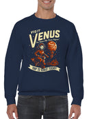 Visit Venus Adventure Poster Men's Sweatshirt