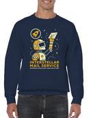 Interstellar Mail Service Graphic Men's Sweatshirt