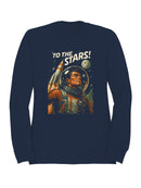 Retro Space Adventure: To The Stars Men's Sweatshirt