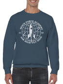 Space Force Academy Rocket Emblem Men's Sweatshirt