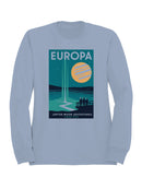 Europa Jupiter Moon Adventures Art Men's Sweatshirt