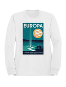 Europa Jupiter Moon Adventures Art Men's Sweatshirt