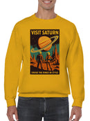 Explore Saturn - Cruise the Rings Men's Sweatshirt