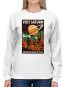 Explore Saturn - Cruise the Rings Women's Sweatshirt